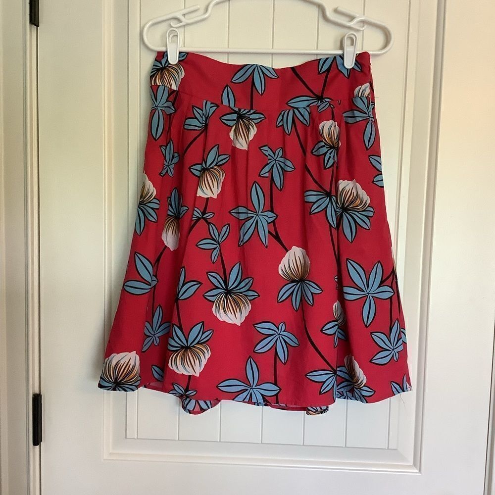 Ann Taylor‎ Floral Cotton Skirt